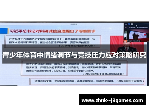 青少年体育中情绪调节与竞技压力应对策略研究 青少年体育中情绪调节与竞技压力应对策略研究